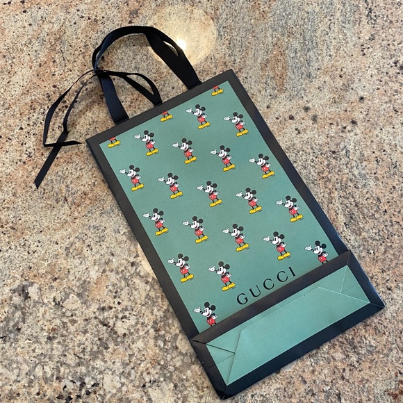 Gucci limited edition collaboration Disney Mickey Mouse Patterned Bag brand new - Picture 3 of 7